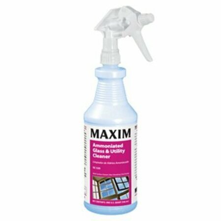 MIDLAB Inc. Maxim Ammoniated Glass Cleaner 1 Quart Bouquet Scent GC520, 12PK 052000-12